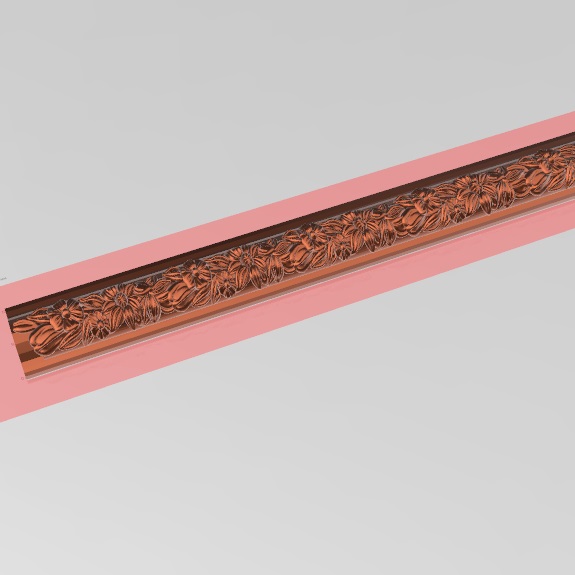 Деревянный резной багет №130- 80 мм ширина, 56 мм толщина
