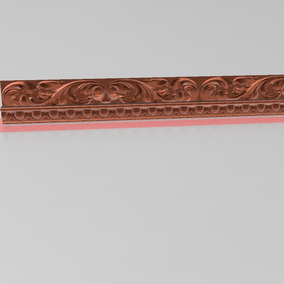 Деревянный резной багет №144- 100 мм ширина, 18 мм толщина