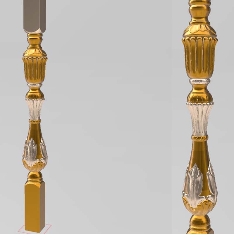 Деревянная резная балясина М-1263-3