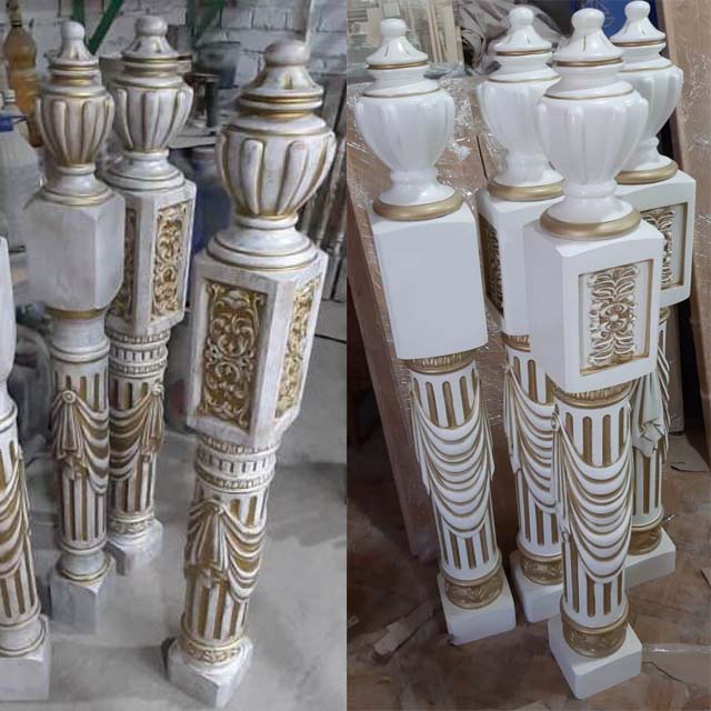 Покраска столба Новосибирск патина и эмаль